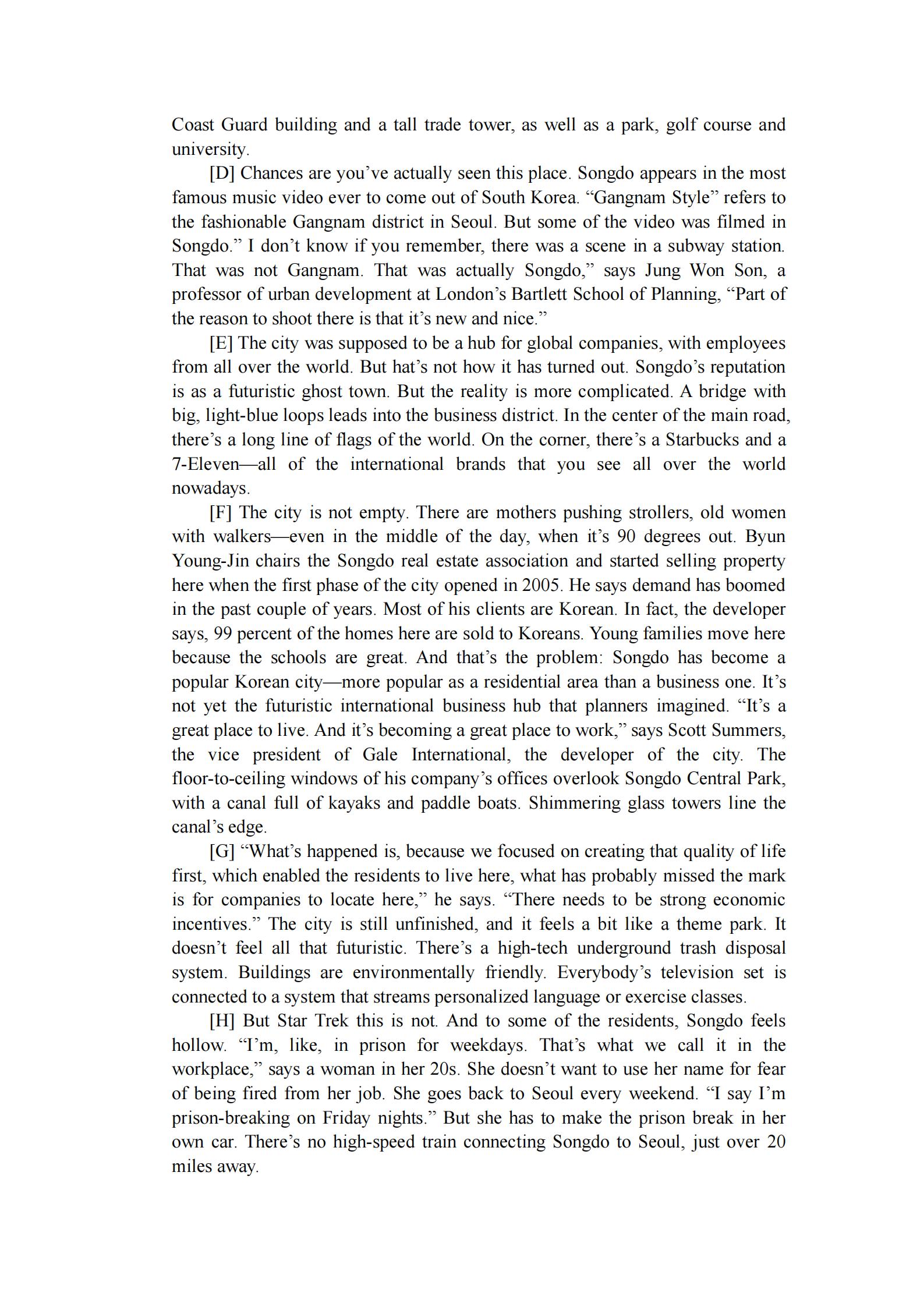 2019年12月英语四级真题及答案电子版（卷三）