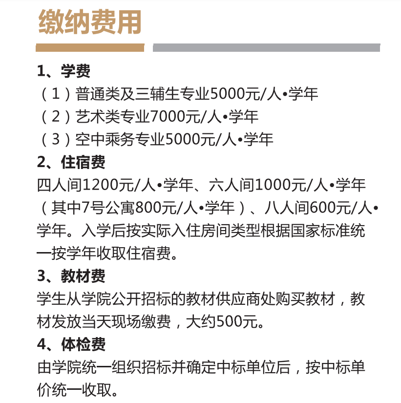秦皇岛职业技术学院艺术类学费多少钱一年-各专业收费标准