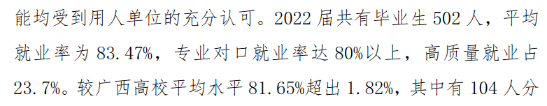 广西自然资源职业技术学院就业率及就业前景怎么样