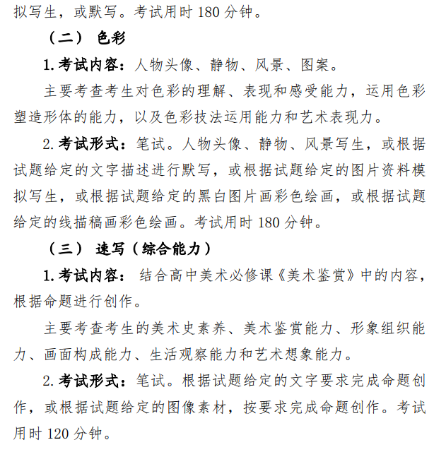2025山东美术与设计统考时间及统考内容