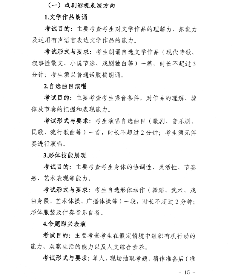 2025江苏表(导)演统考科目有哪些_总分多少分 2025江苏表(导)演统考科目有哪些_总分多少分