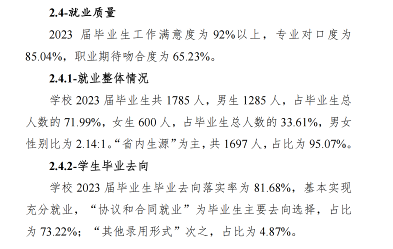 神木职业技术学院就业率及就业前景怎么样