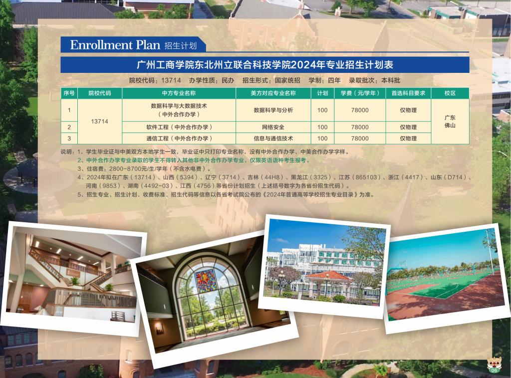 2024广州工商学院中外合作办学招生简章